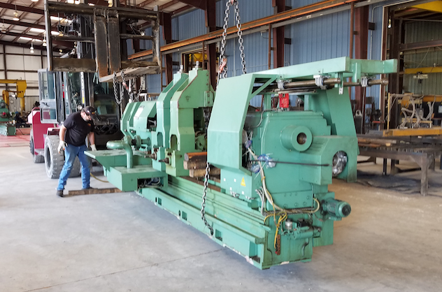 Pedowitz Machinery Movers CNC Trucking Servicios y Capacidad de aparejos Miami Boring Mill 2